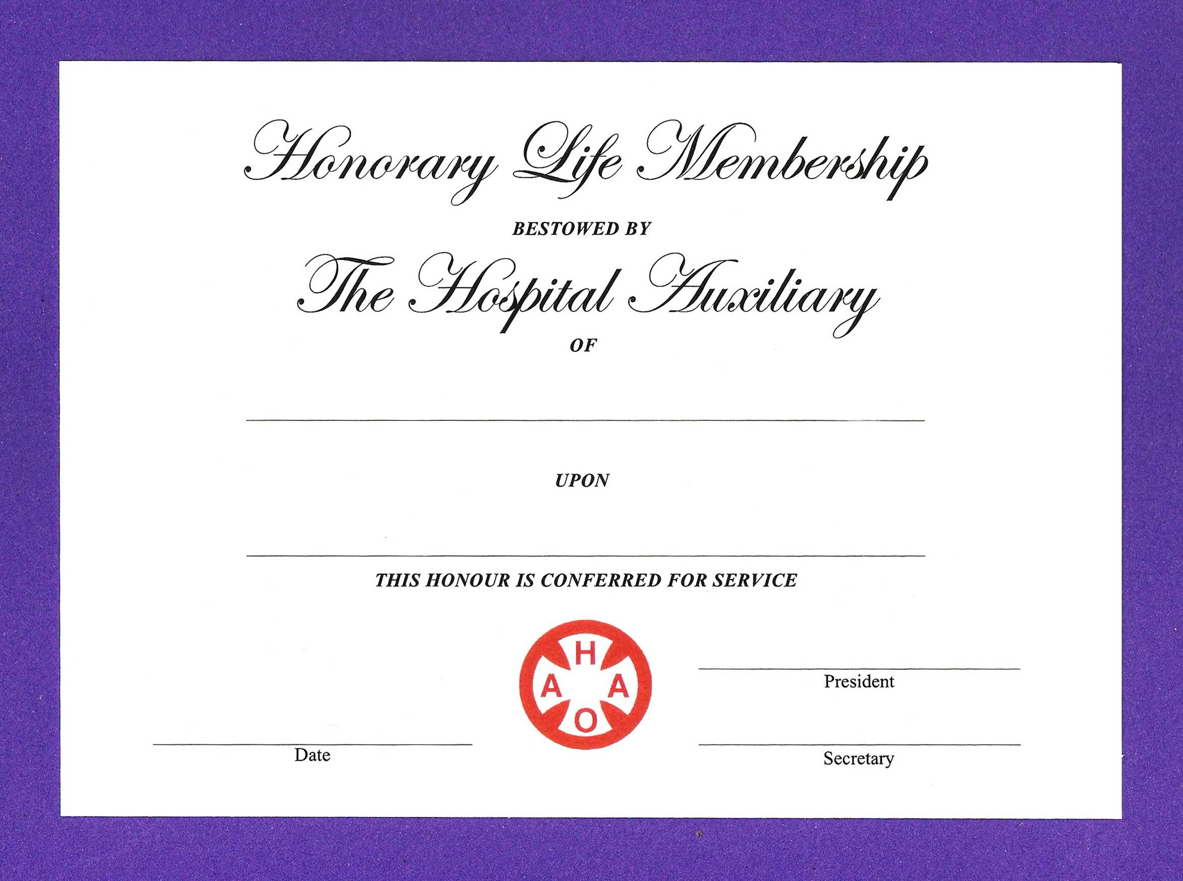 14+ Honorary Life Certificate Templates – Pdf, Docx | Free Regarding New Member Certificate Template