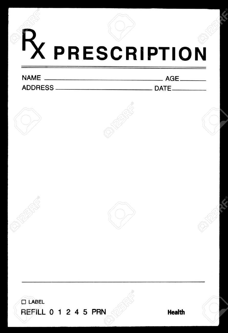 14+ Prescription Templates - Doctor - Pharmacy - Medical Pertaining To Blank Prescription Form Template