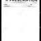 14+ Prescription Templates – Doctor – Pharmacy – Medical Pertaining To Blank Prescription Pad Template