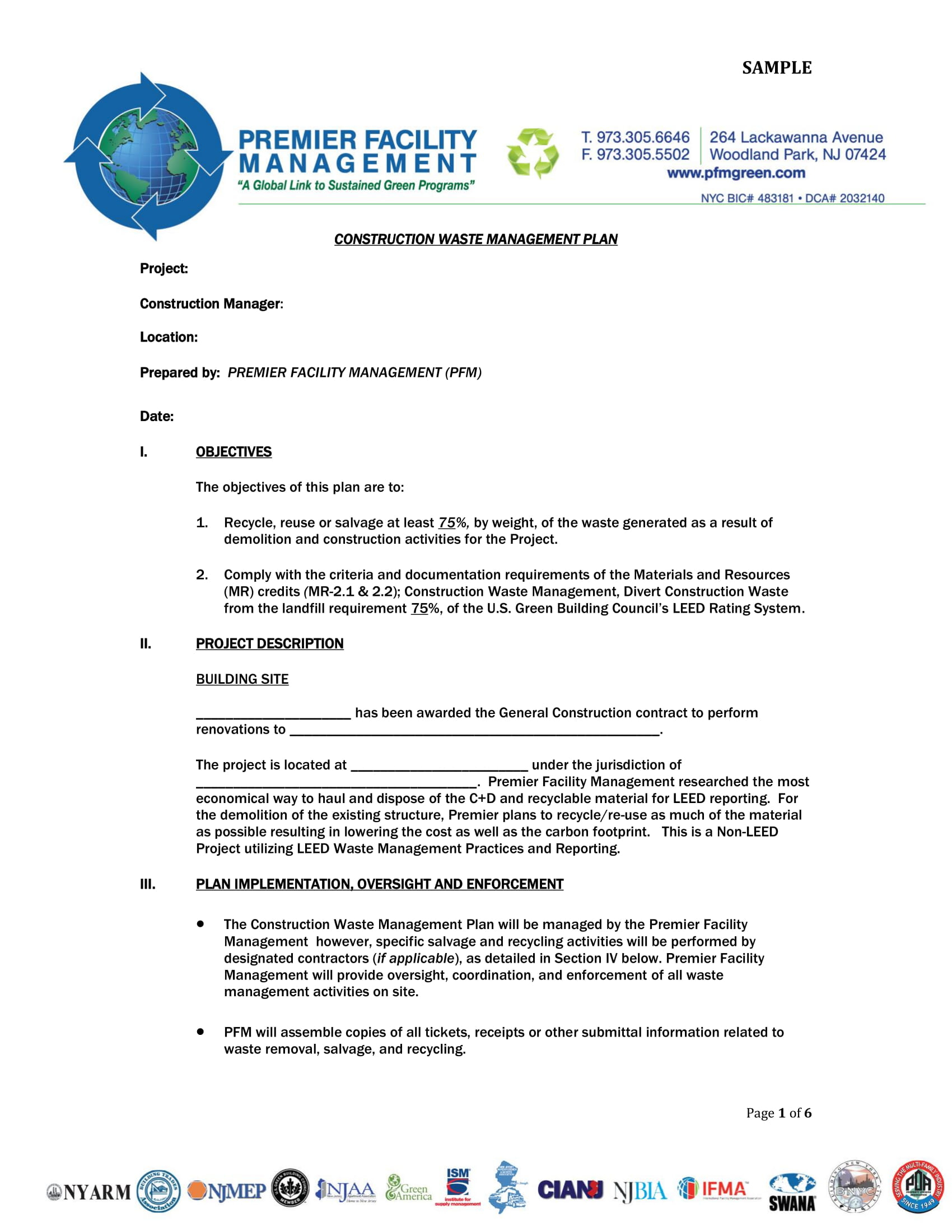 dissertation report on waste management