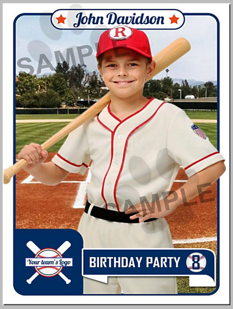 15+ Baseball Party Invitation Designs & Templates – Psd , Ai Intended For Baseball Card Template Psd