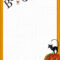 15 Best Photos Of Halloween Stationery Paper – Free Word Inside Free Halloween Templates For Word