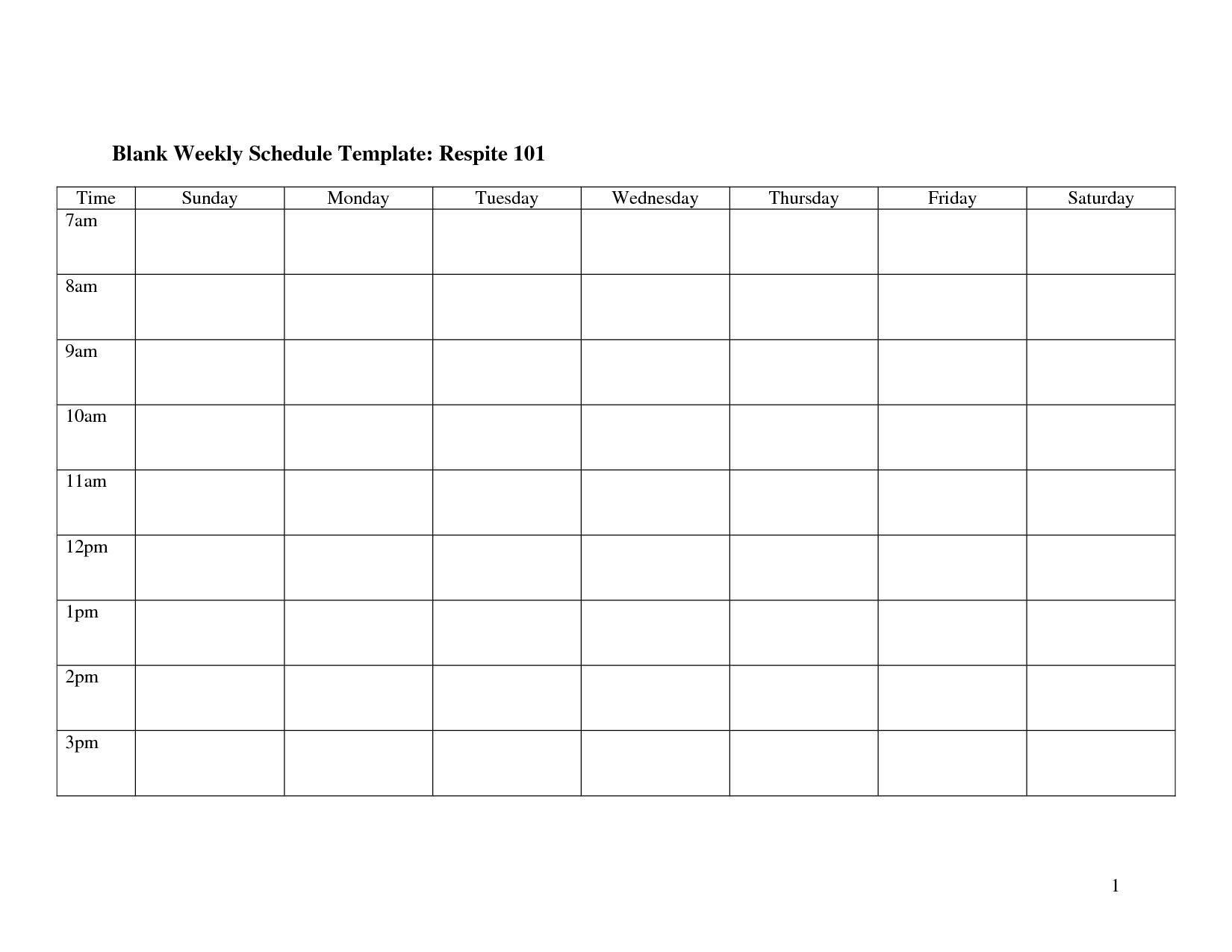 15 Blank Schedule Template Images – Blank Weekly Work Throughout Blank Monthly Work Schedule Template