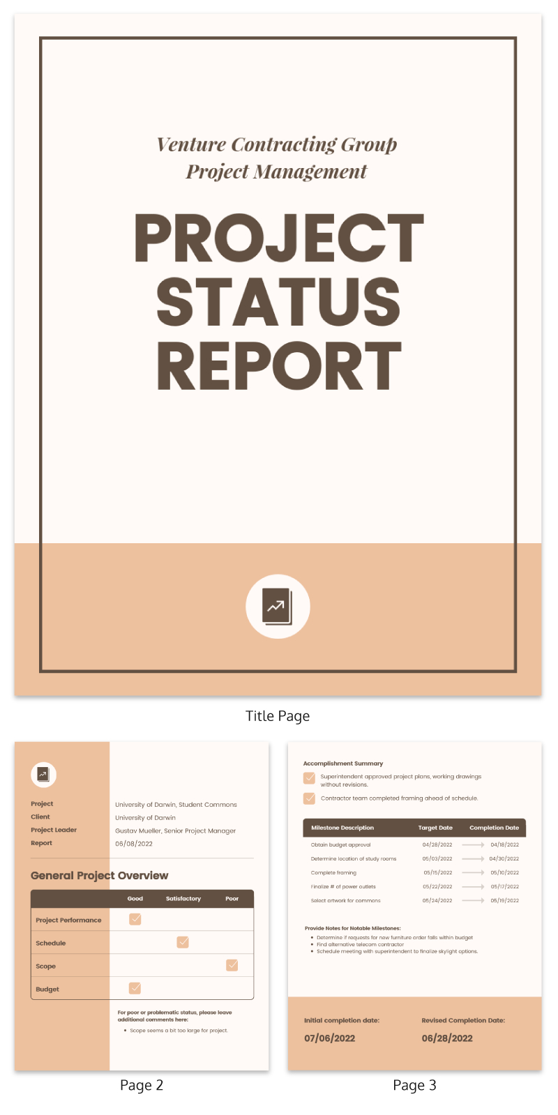 15+ Project Plan Templates & Examples To Align Your Team For One Page Status Report Template