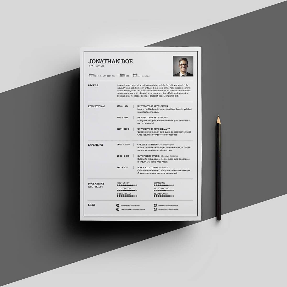 15+ Resume Templates For Word (Free To Download) For Free Downloadable Resume Templates For Word