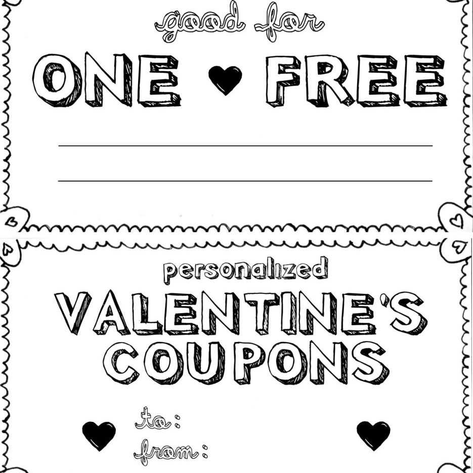 15 Sets Of Free Printable Love Coupons And Templates Pertaining To Love Coupon Template For Word