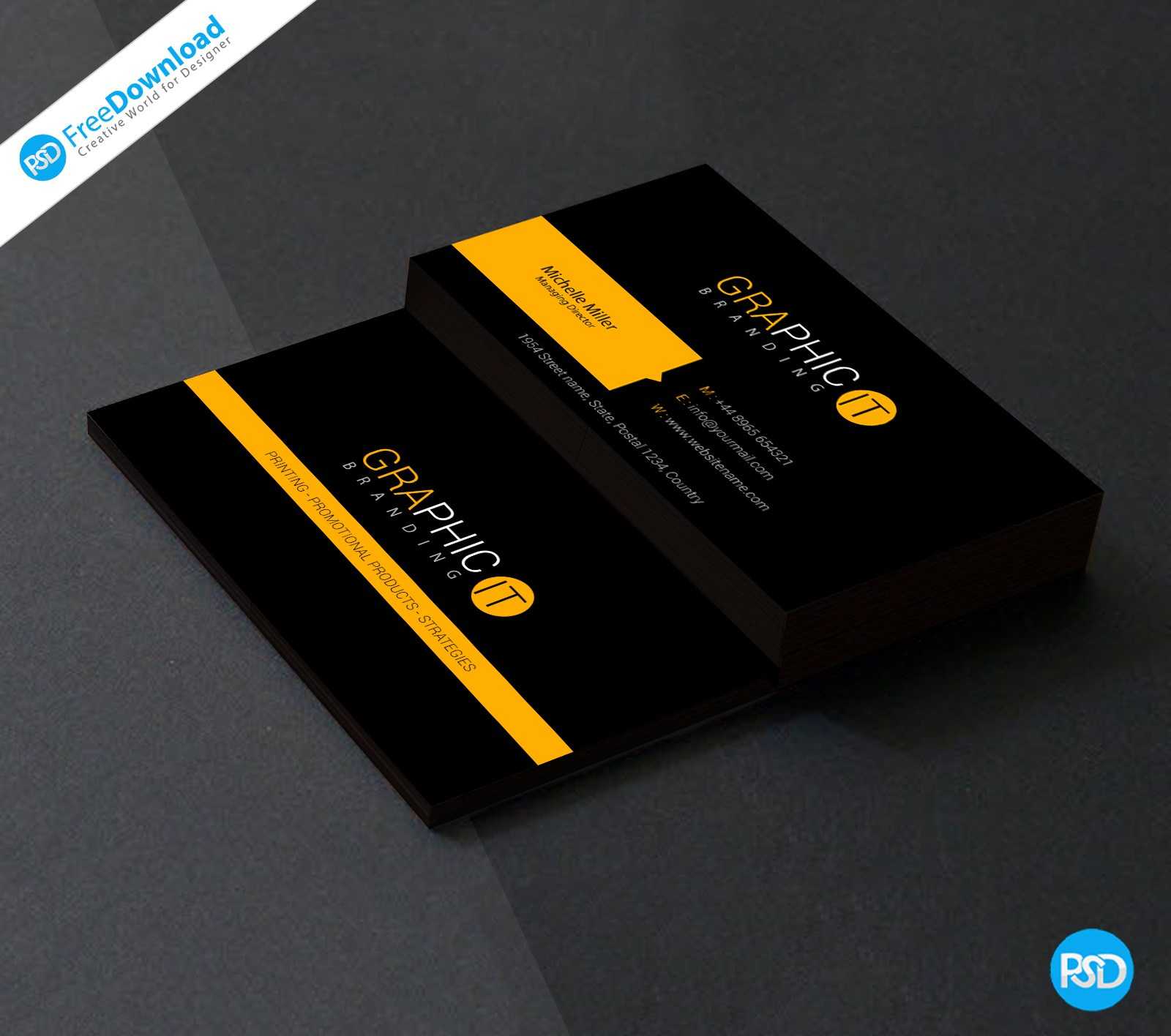 150+ Free Business Card Psd Templates In Visiting Card Templates Psd Free Download