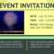 16 Free Invitation Card Templates & Examples – Lucidpress With Regard To Event Invitation Card Template