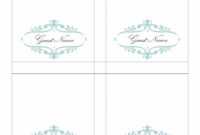 16 Printable Table Tent Templates And Cards ᐅ Template Lab pertaining to Free Tent Card Template Downloads