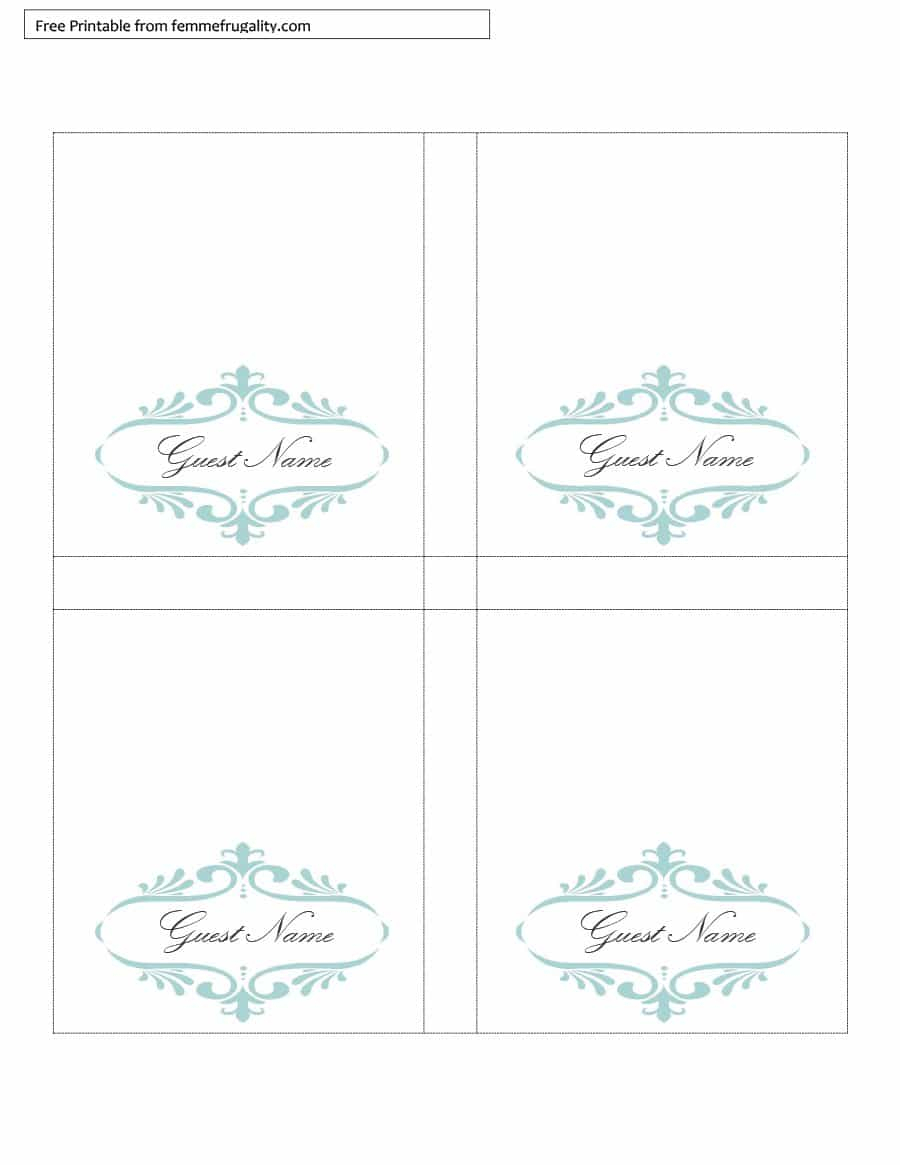 16 Printable Table Tent Templates And Cards ᐅ Template Lab Pertaining To Free Tent Card Template Downloads