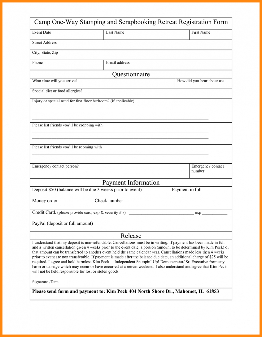17+ Form Template For Word | Leterformat For School Registration Form Template Word