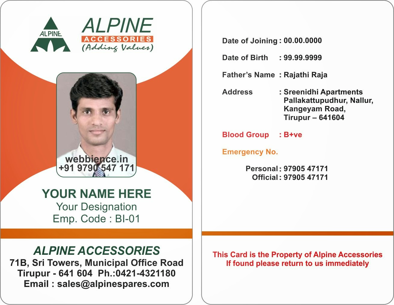 17 Id Badge Template Images – Id Badge Template Microsoft Inside Employee Card Template Word