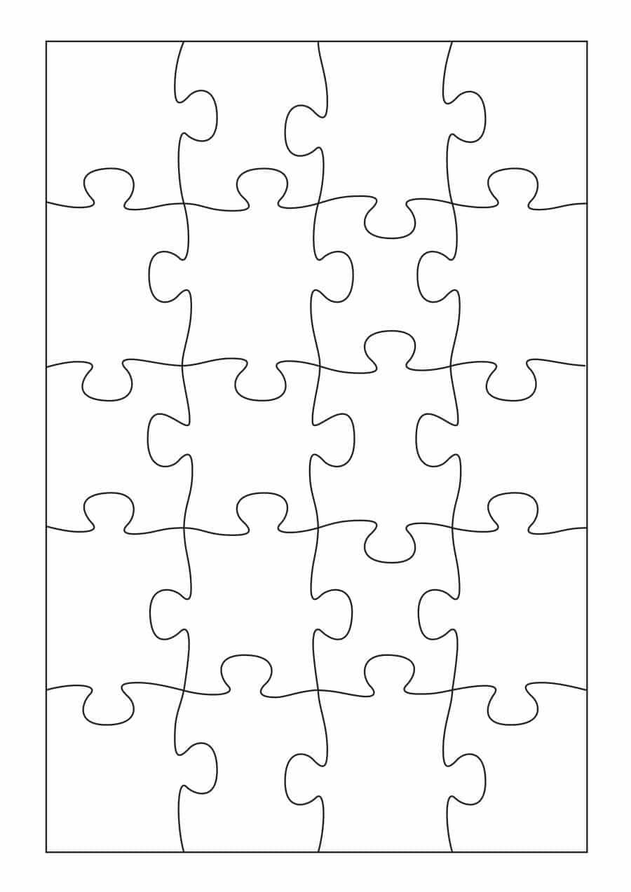 19 Printable Puzzle Piece Templates ᐅ Template Lab In Blank Jigsaw Piece Template