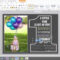1St Birthday Invitation Template For Ms Word With Microsoft Word Birthday Card Template