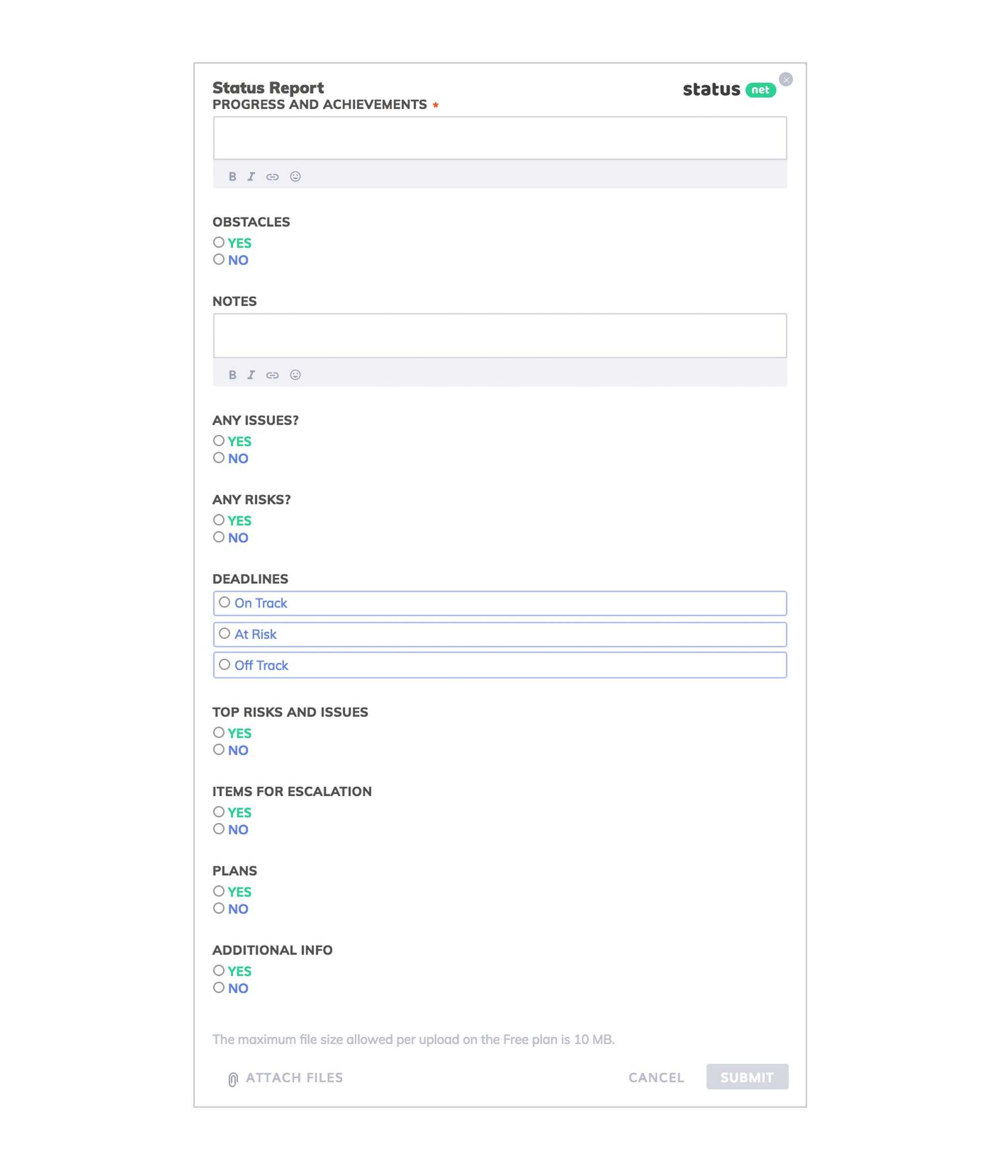 2 Really Simple Department Status Report Templates | Free In Ir Report Template