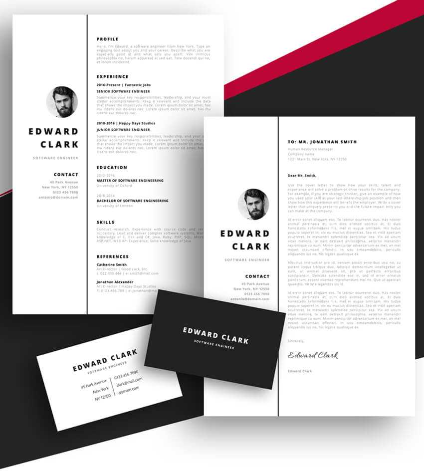 20 Best Free Pages & Ms Word Resume Templates For Mac (2019) In Pages Business Card Template
