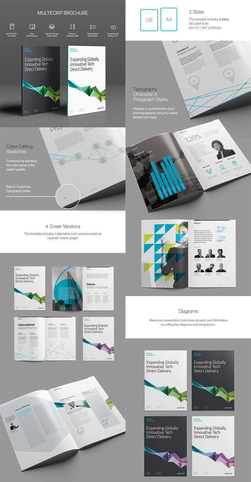 20 Best Indesign Brochure Templates – For Creative Business With Brochure Templates Free Download Indesign