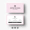 20 Examples Of A Stylish Business Card Photoshop Template Within Name Card Template Photoshop