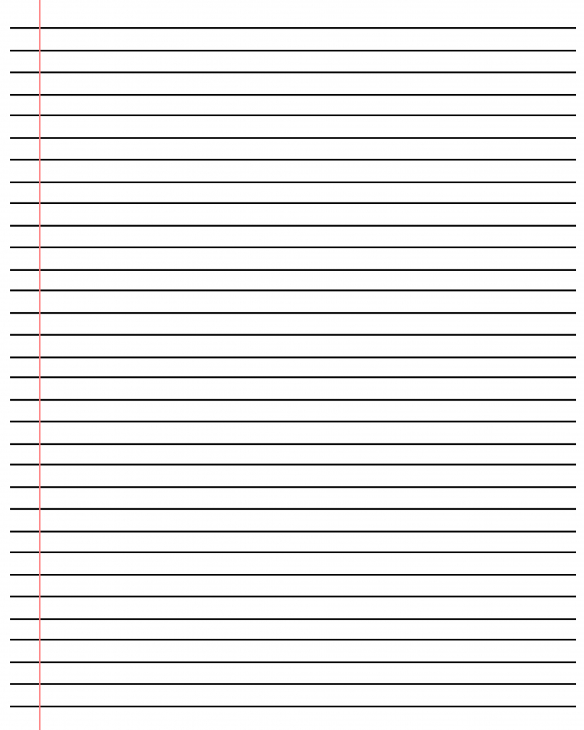 20+ Free Printable Blank Lined Paper Template In Pdf & Word In Ruled Paper Word Template