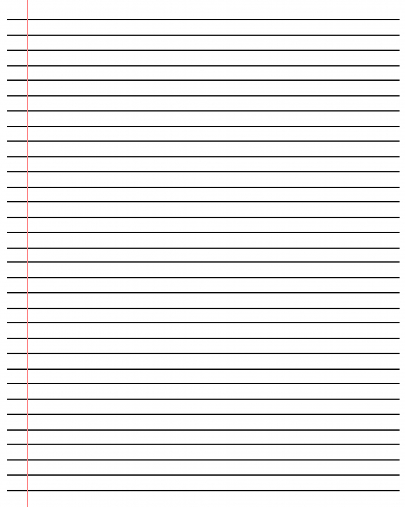 20+ Free Printable Blank Lined Paper Template In Pdf & Word In Ruled Paper Word Template