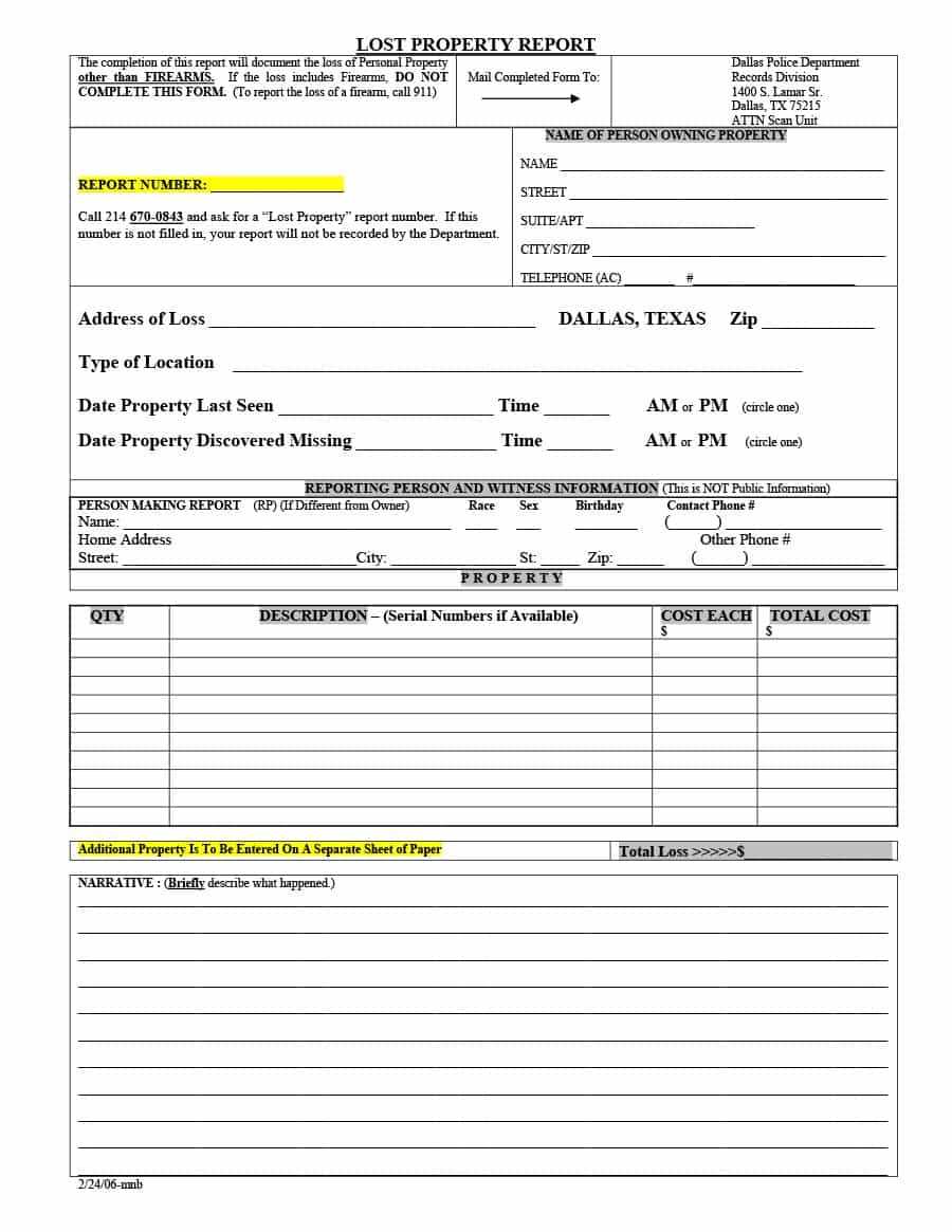 20+ Police Report Template & Examples [Fake / Real] ᐅ In Crime Scene Report Template