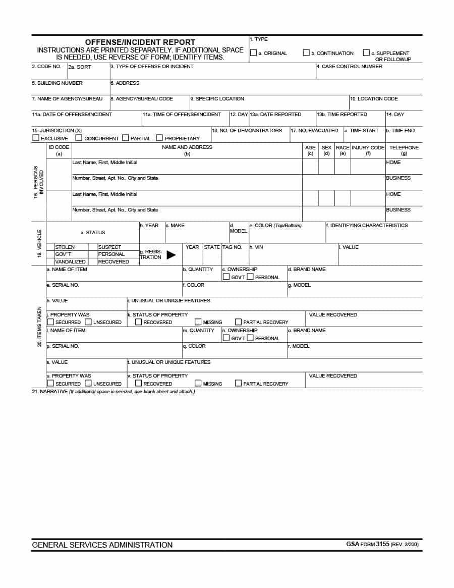 20+ Police Report Template & Examples [Fake / Real] ᐅ In Fake Police Report Template