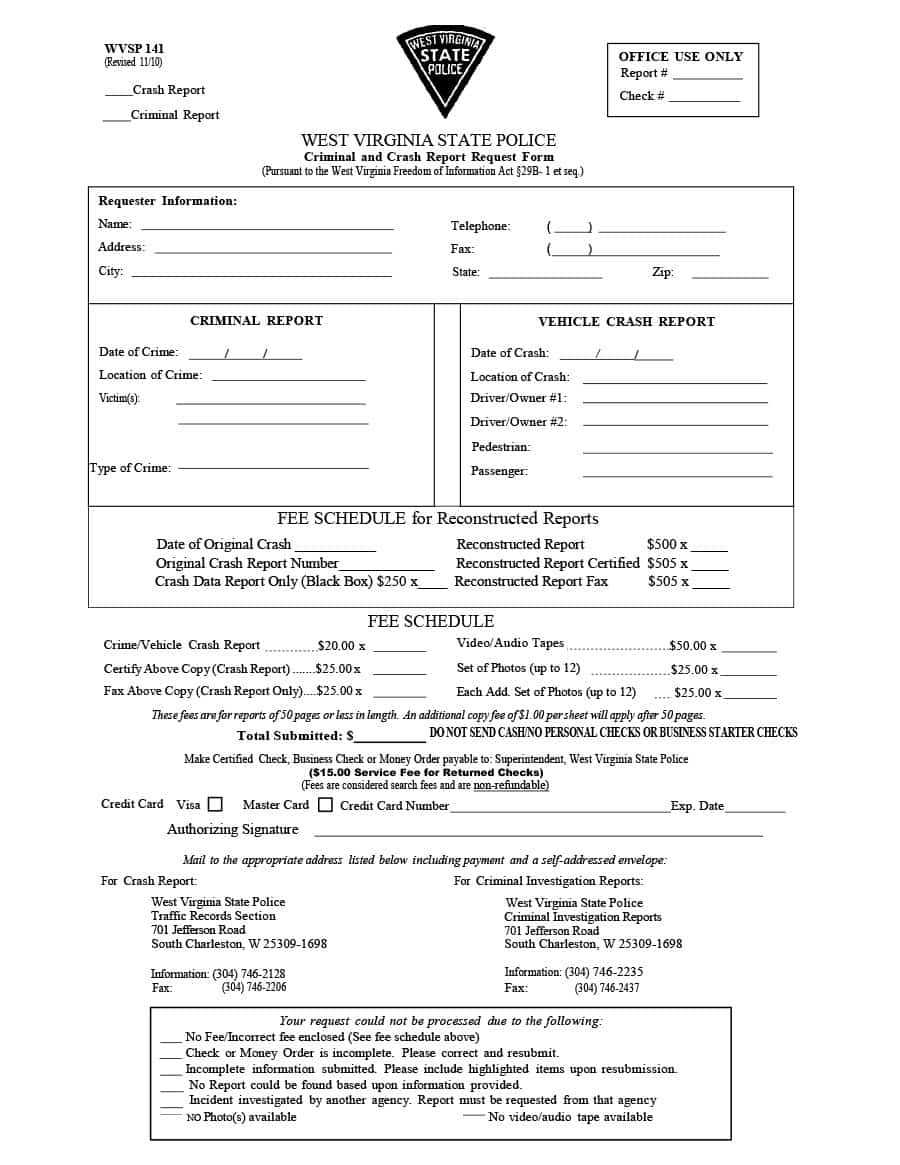 20+ Police Report Template & Examples [Fake / Real] ᐅ Intended For Fake Police Report Template