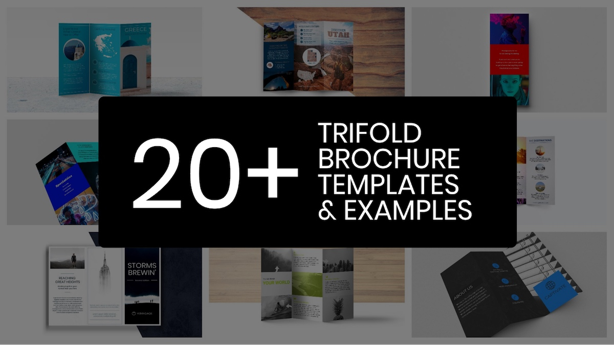 20+ Professional Trifold Brochure Templates, Tips & Examples For 6 Panel Brochure Template