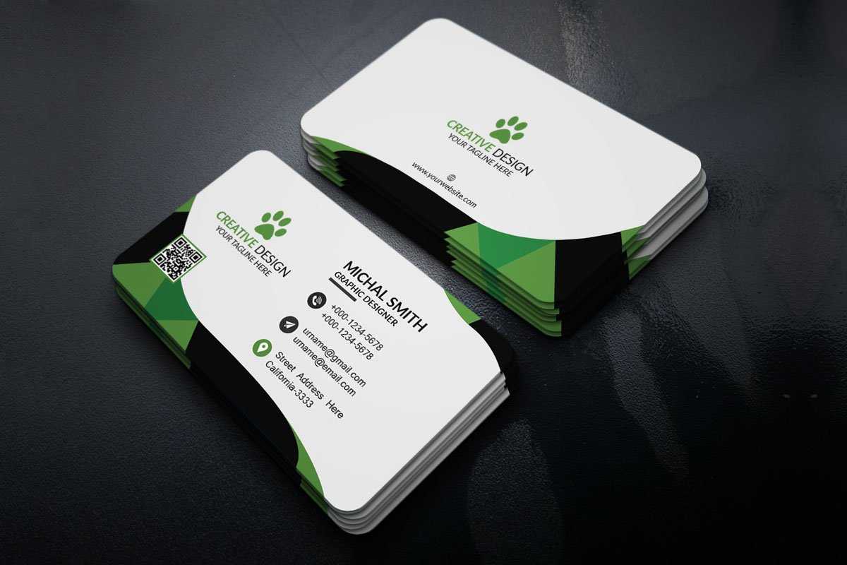 200 Free Business Cards Psd Templates – Creativetacos For Photoshop Name Card Template