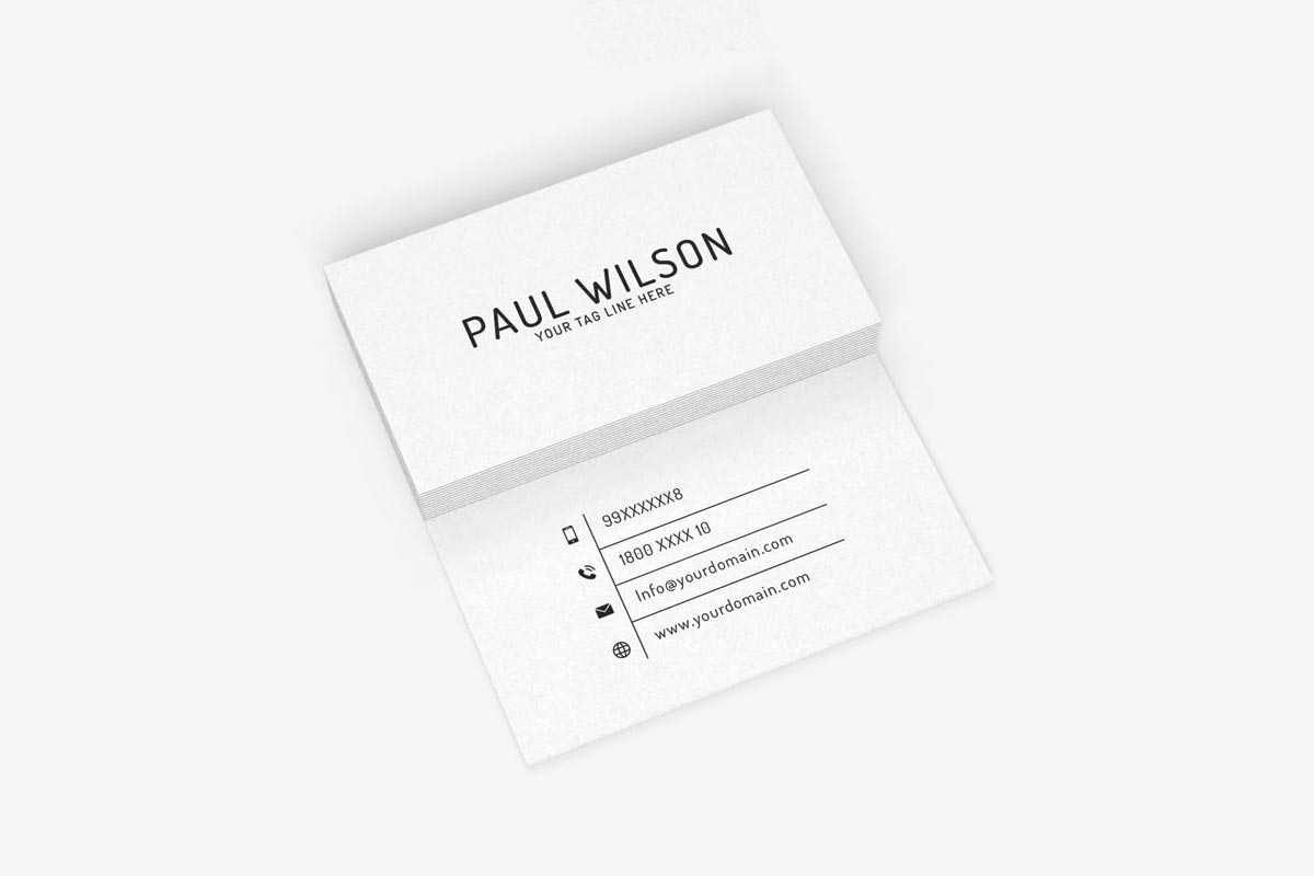 200 Free Business Cards Psd Templates – Creativetacos Inside Business Card Size Psd Template