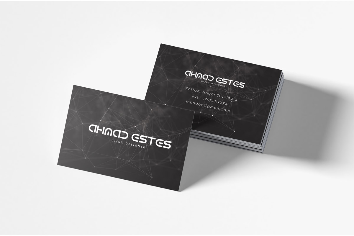 200 Free Business Cards Psd Templates – Creativetacos Regarding Black And White Business Cards Templates Free