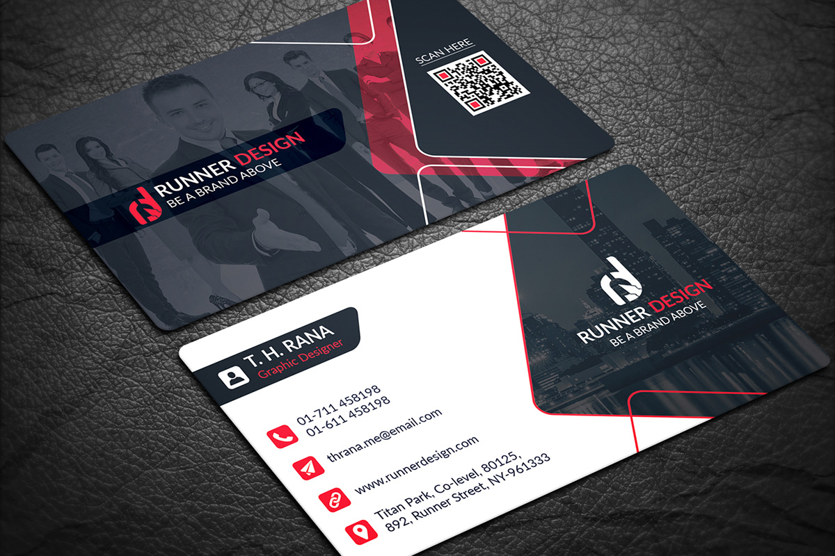 200 Free Business Cards Psd Templates - Creativetacos Throughout Name Card Template Psd Free Download