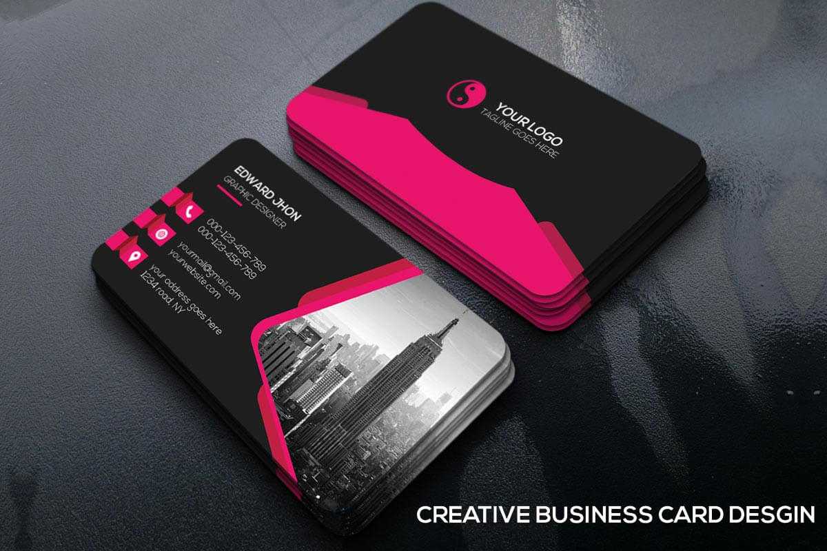 200 Free Business Cards Psd Templates – Creativetacos With Calling Card Template Psd