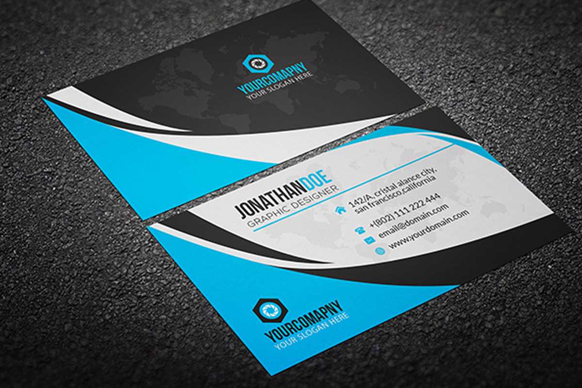 200 Free Business Cards Psd Templates – Creativetacos With Regard To Calling Card Template Psd