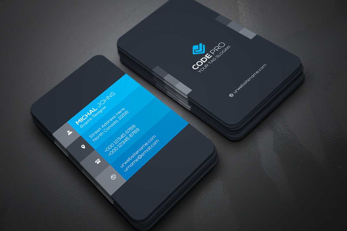 200 Free Business Cards Psd Templates – Creativetacos With Regard To Visiting Card Psd Template