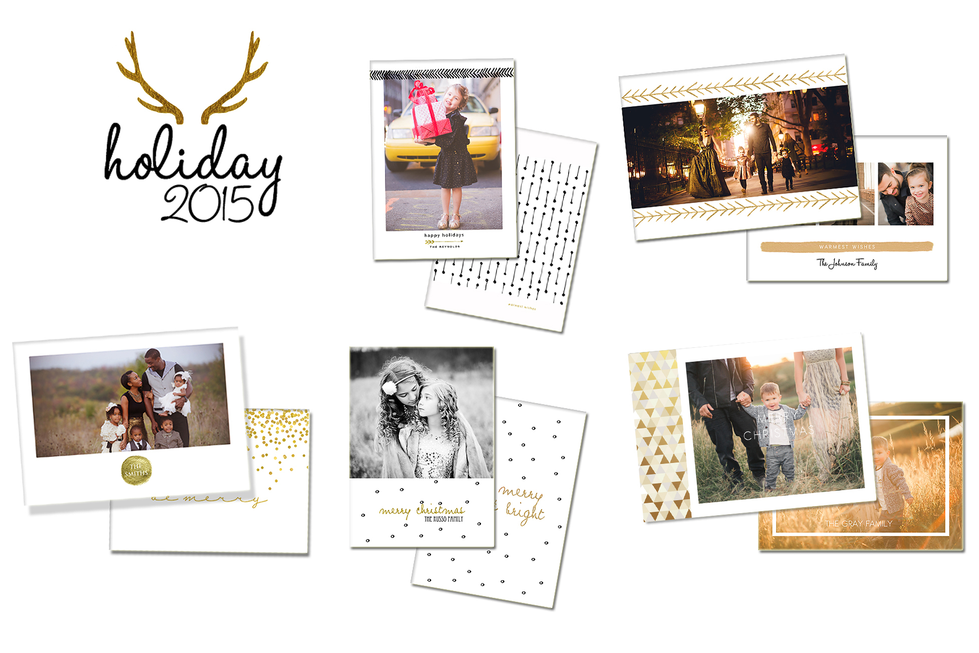 2015 Holiday Card Templates For Photographers Inside Holiday Card Templates For Photographers
