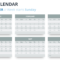 2019 Calendar Powerpoint Templates Within Microsoft Powerpoint Calendar Template