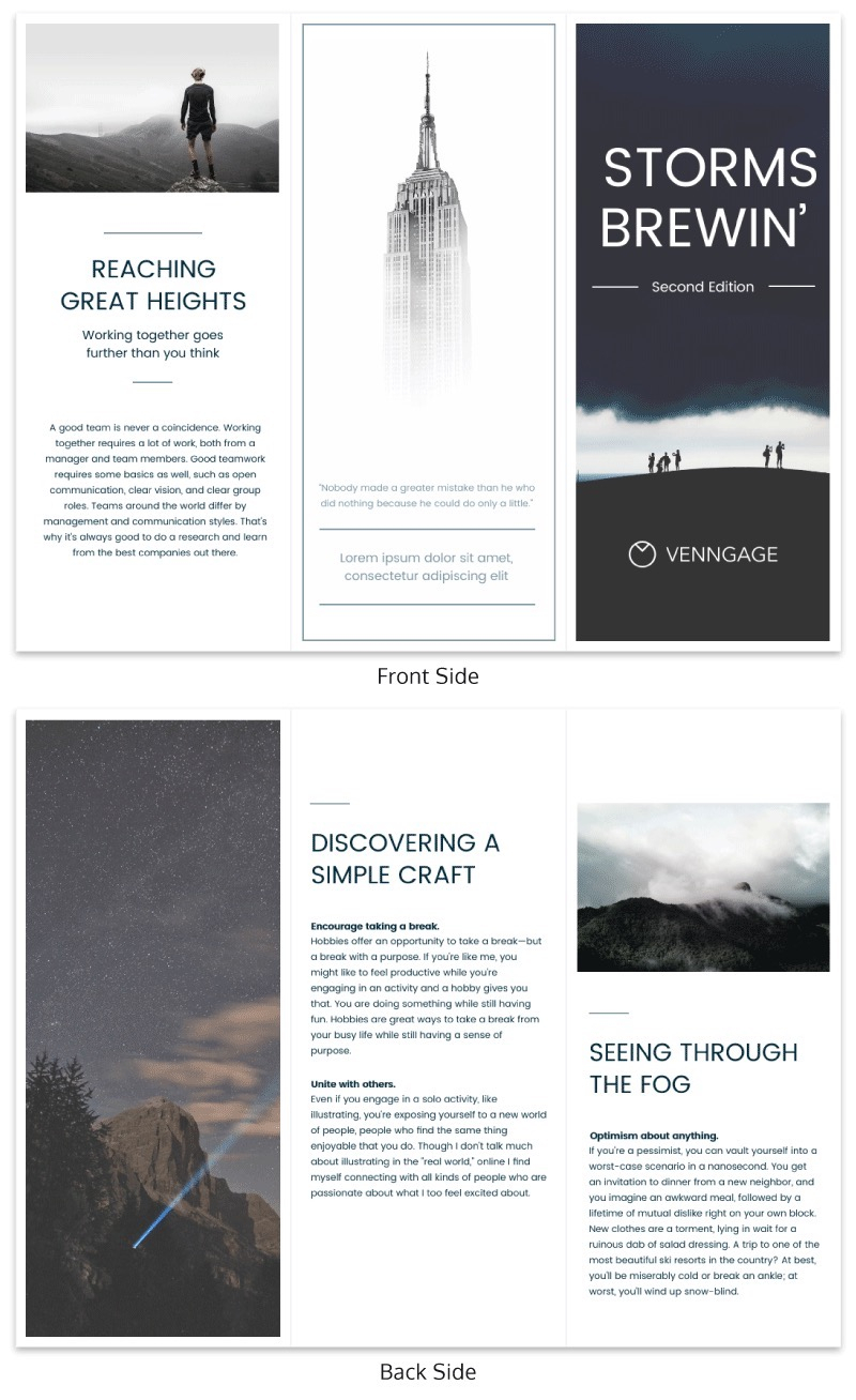 21 Brochure Templates And Design Tips To Promote Your Inside Good Brochure Templates