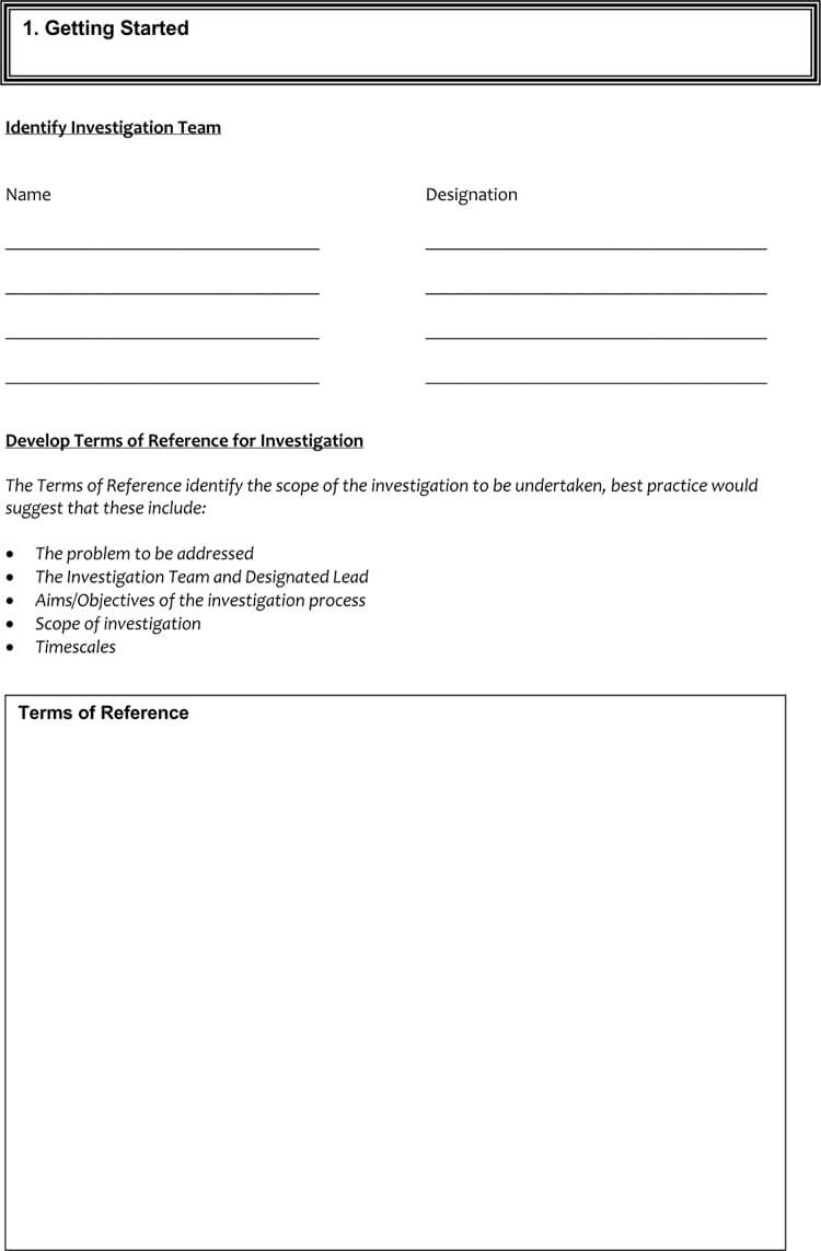 24+ Root Cause Analysis Templates (Word, Excel, Powerpoint For Failure Investigation Report Template
