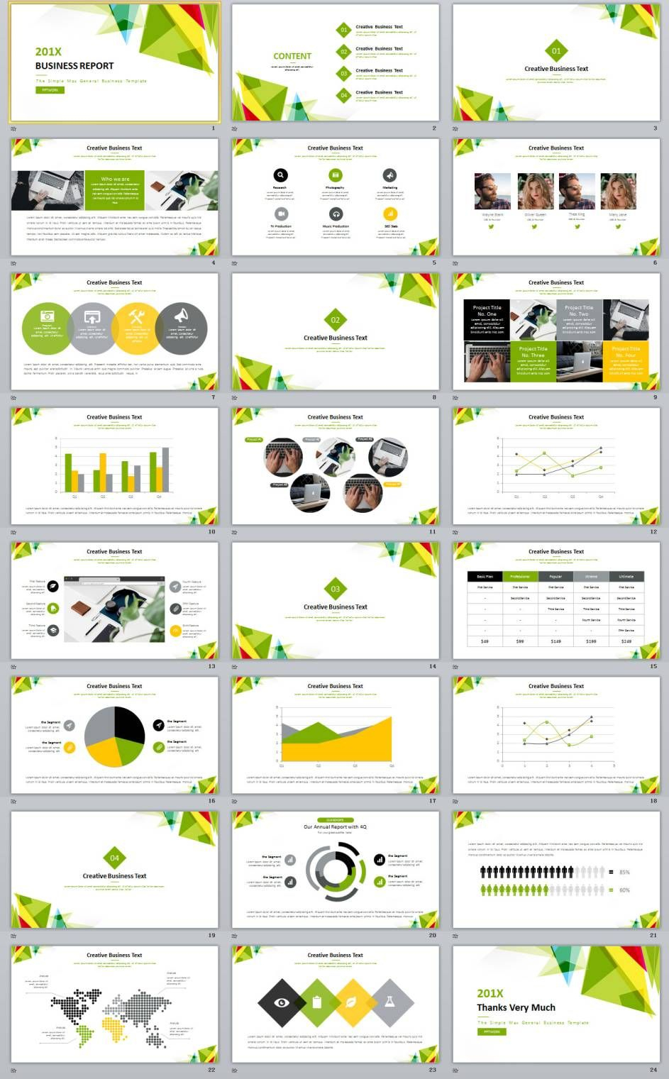 24+ Simple Business Report Powerpoint Templates | Book In Simple Business Report Template