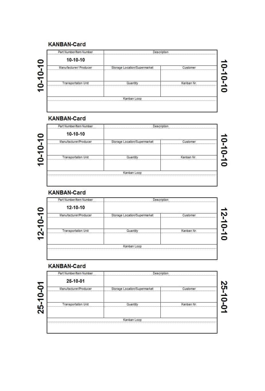 25 Printable Kanban Card Templates (& How To Use Them) ᐅ With Regard To Kanban Card Template