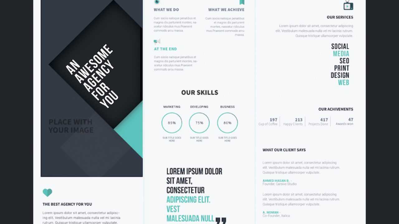 25 Tri Fold Brochure Templates – Psd, Ai & Indd (Free Throughout Free Online Tri Fold Brochure Template