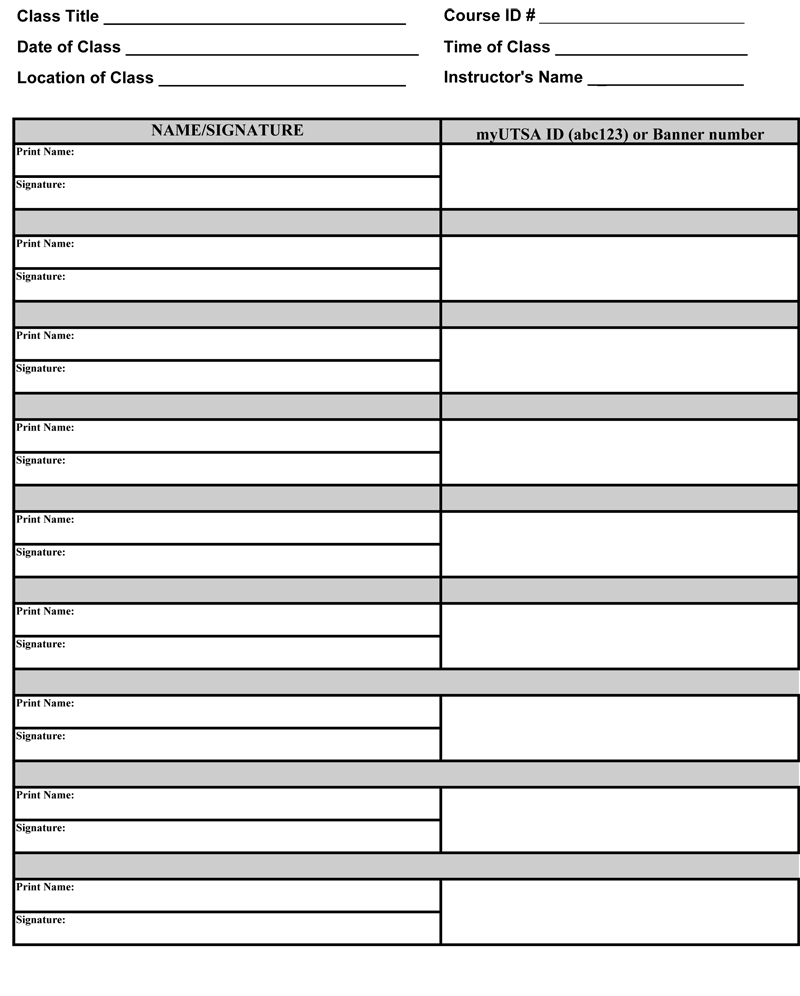 26+ Free Sign Up Sheet Templates (Excel & Word) With Regard To Free Sign Up Sheet Template Word