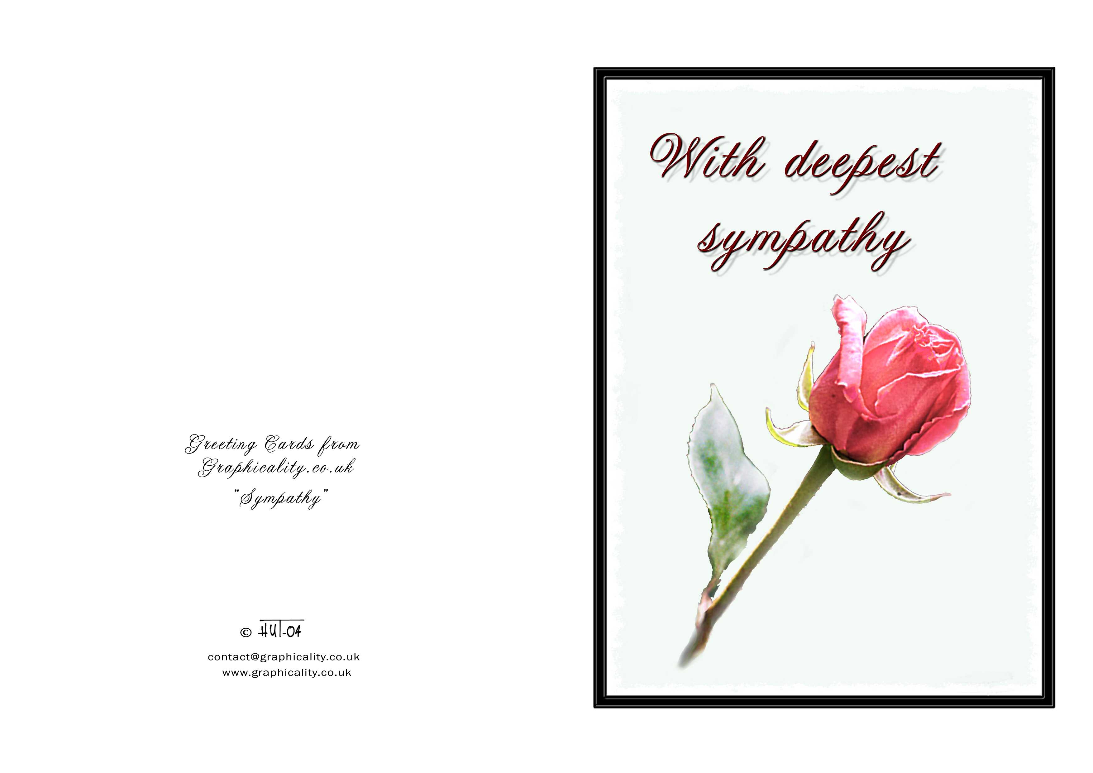 29 Images Of Printable Template For Sympathy Cards Inside Sympathy Card Template