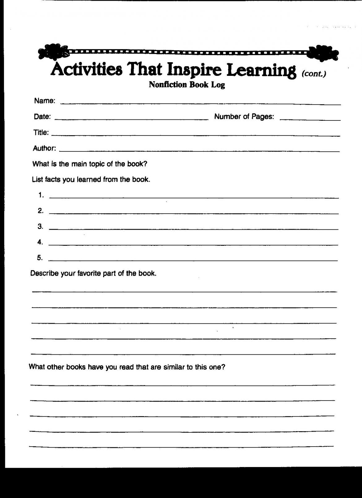 2Nd Grade Book Report Template – Teplates For Every Day In 4Th Grade Book Report Template