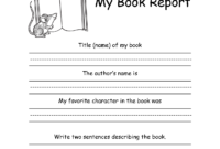 2Nd Grade Writing Worksheets | Ela | 2Nd Grade Books, 2Nd with First Grade Book Report Template