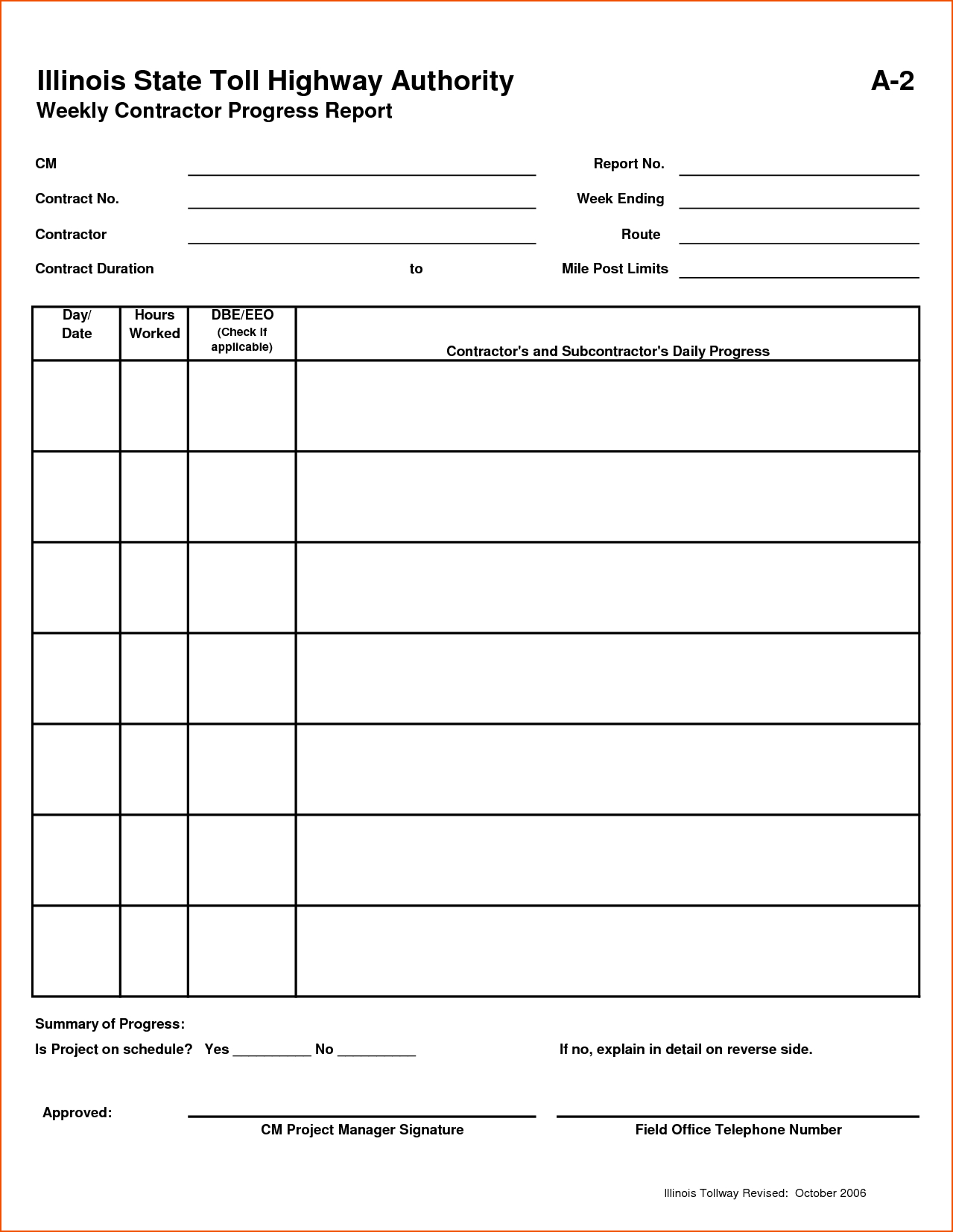 3+ Daily Progress Report Template – Bookletemplate Regarding Construction Daily Progress Report Template