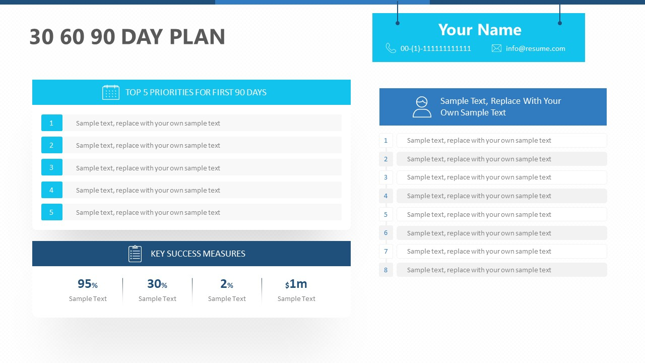 30 60 90 Day Plan For Powerpoint – Pslides Pertaining To 30 60 90 Day Plan Template Powerpoint