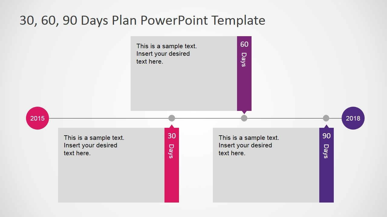 30 60 90 Days Plan Powerpoint Template | Design & Typography With 30 60 90 Day Plan Template Powerpoint