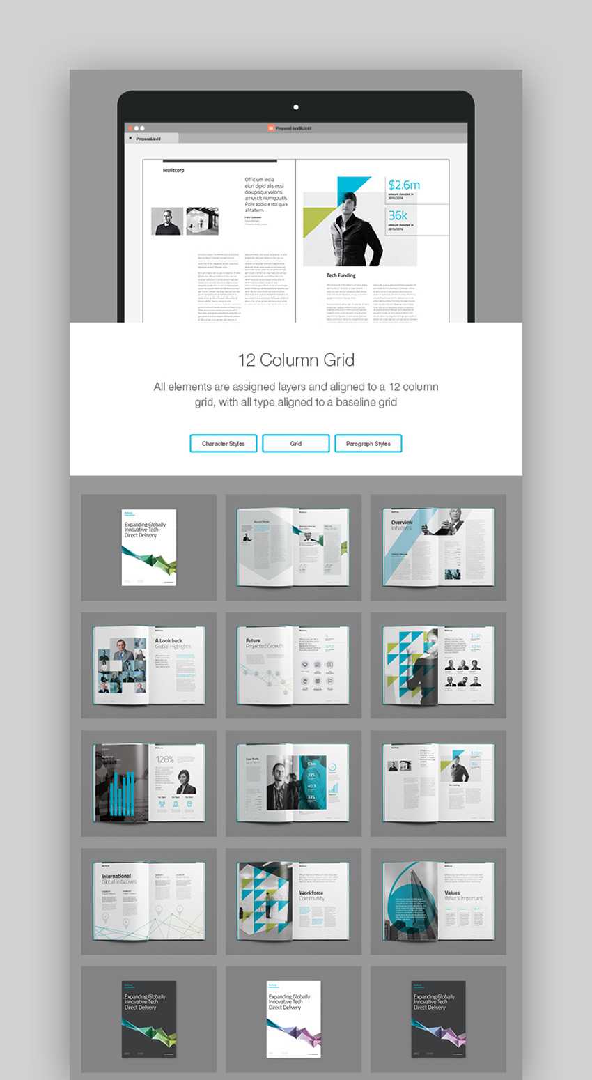 30 Best Indesign Brochure Templates – Creative Business Inside Adobe Indesign Brochure Templates